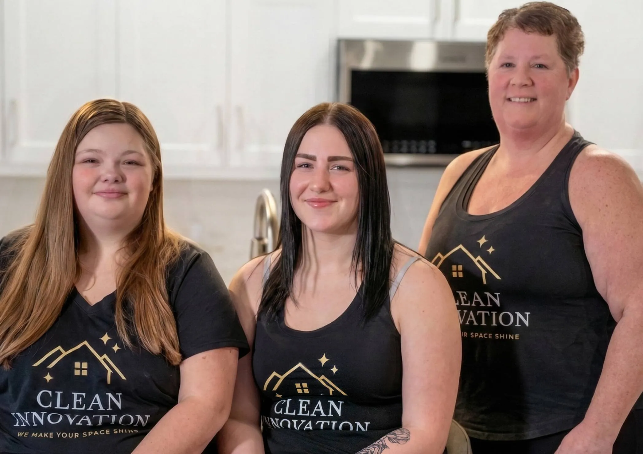 Members of the Clean Innovation team standing together.